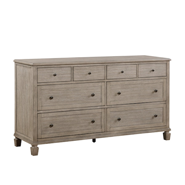 Marceline Gray Oak Canopy Bed Bedroom Furniture Set – Homelegance - Home Elegance USA