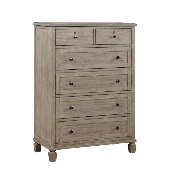 Marceline Gray Oak Canopy Bed Bedroom Furniture Set – Homelegance - Home Elegance USA