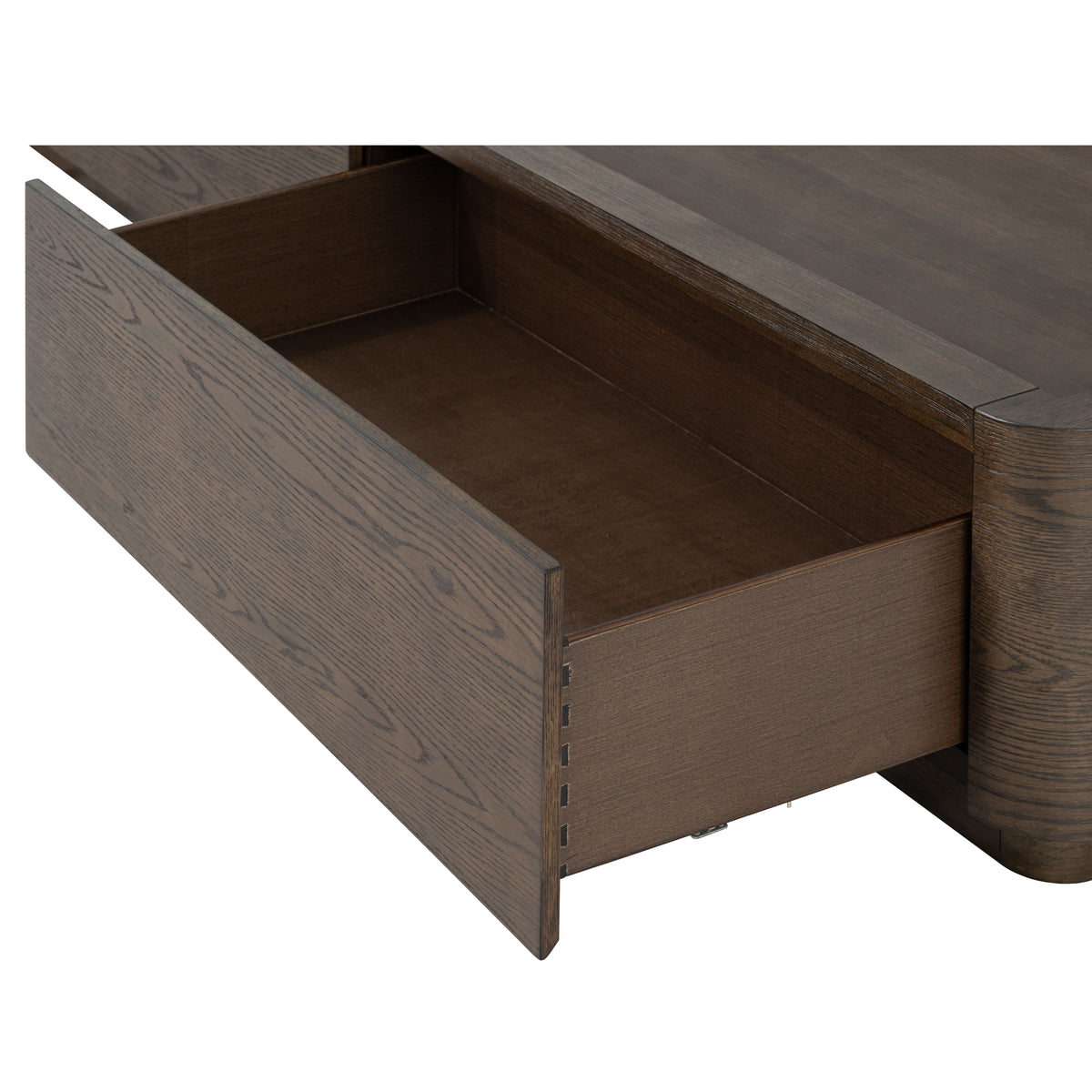 Athens King Upholstered Storage Bed - Dark Brown | Flexsteel