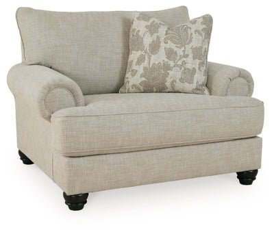 Ashley Fog Asanti Chair and a Half - Chenille | Home Elegance USA