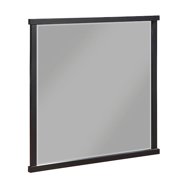 Black-framed rectangular screen on a white background