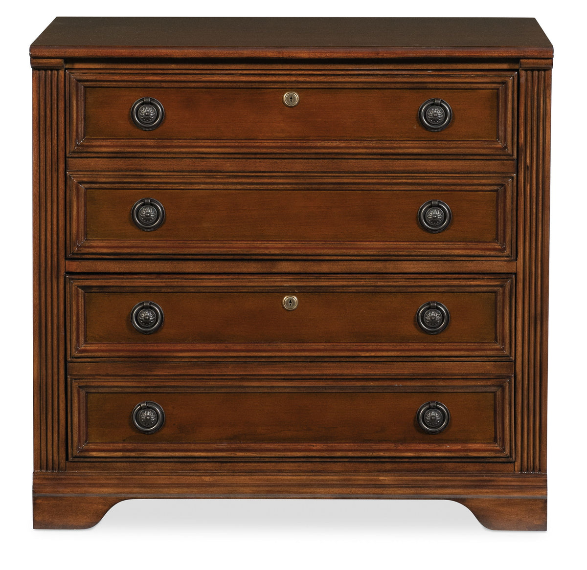 Brookhaven Lateral File Cabinet - Dark Brown by Hooker Furniture - View 6