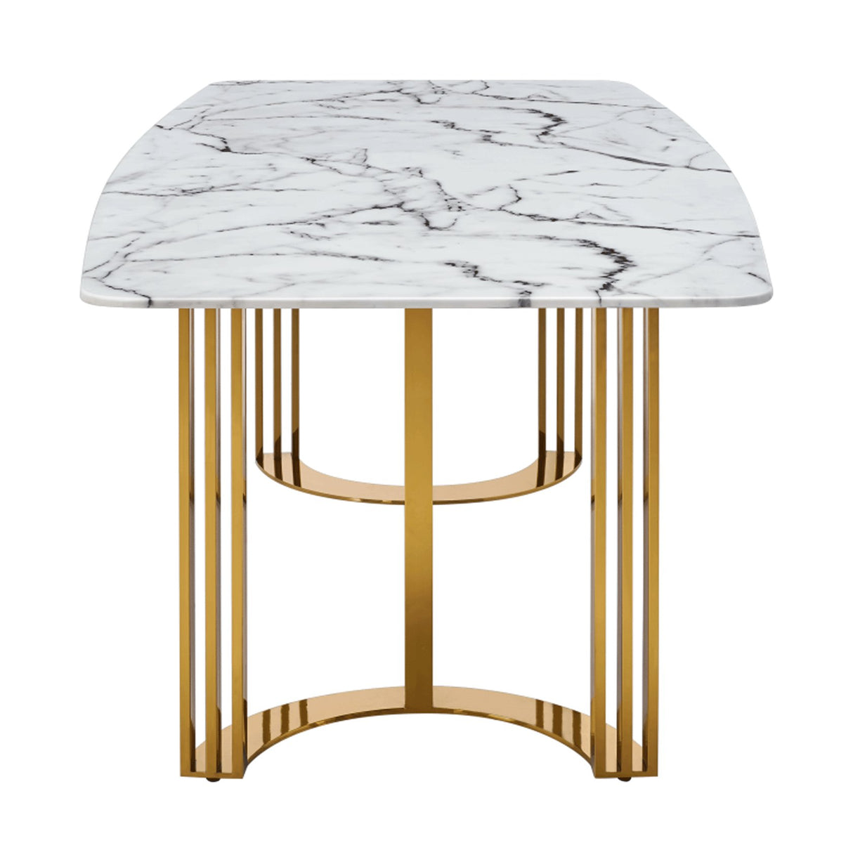 131 Silver Marble 9 Piece Dining Room Set W - 1Ext In Silver - 131Diningtabless - 9Set | ESF | Home Elegance USA