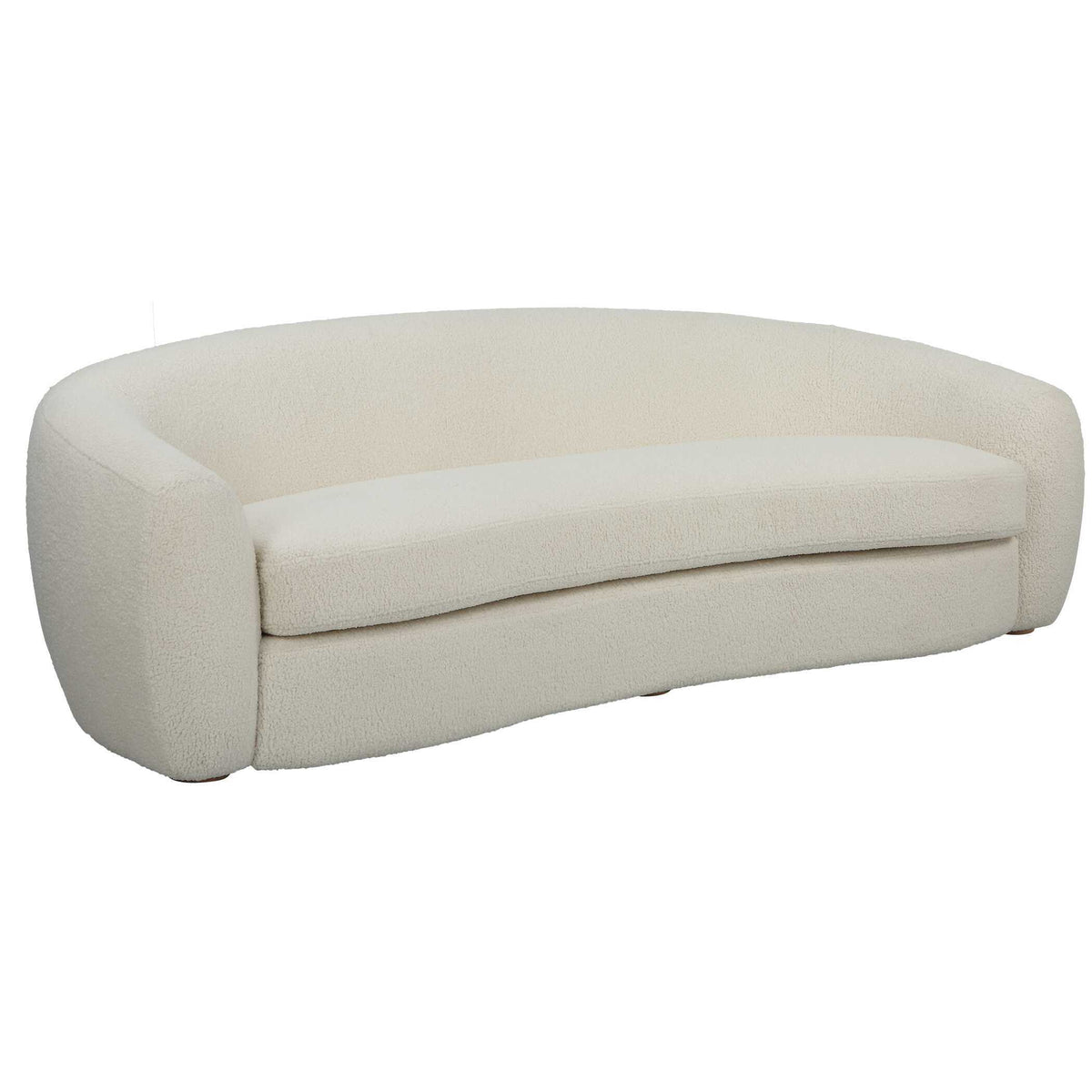 Capra Art Deco White Sofa by Uttermost - View 5