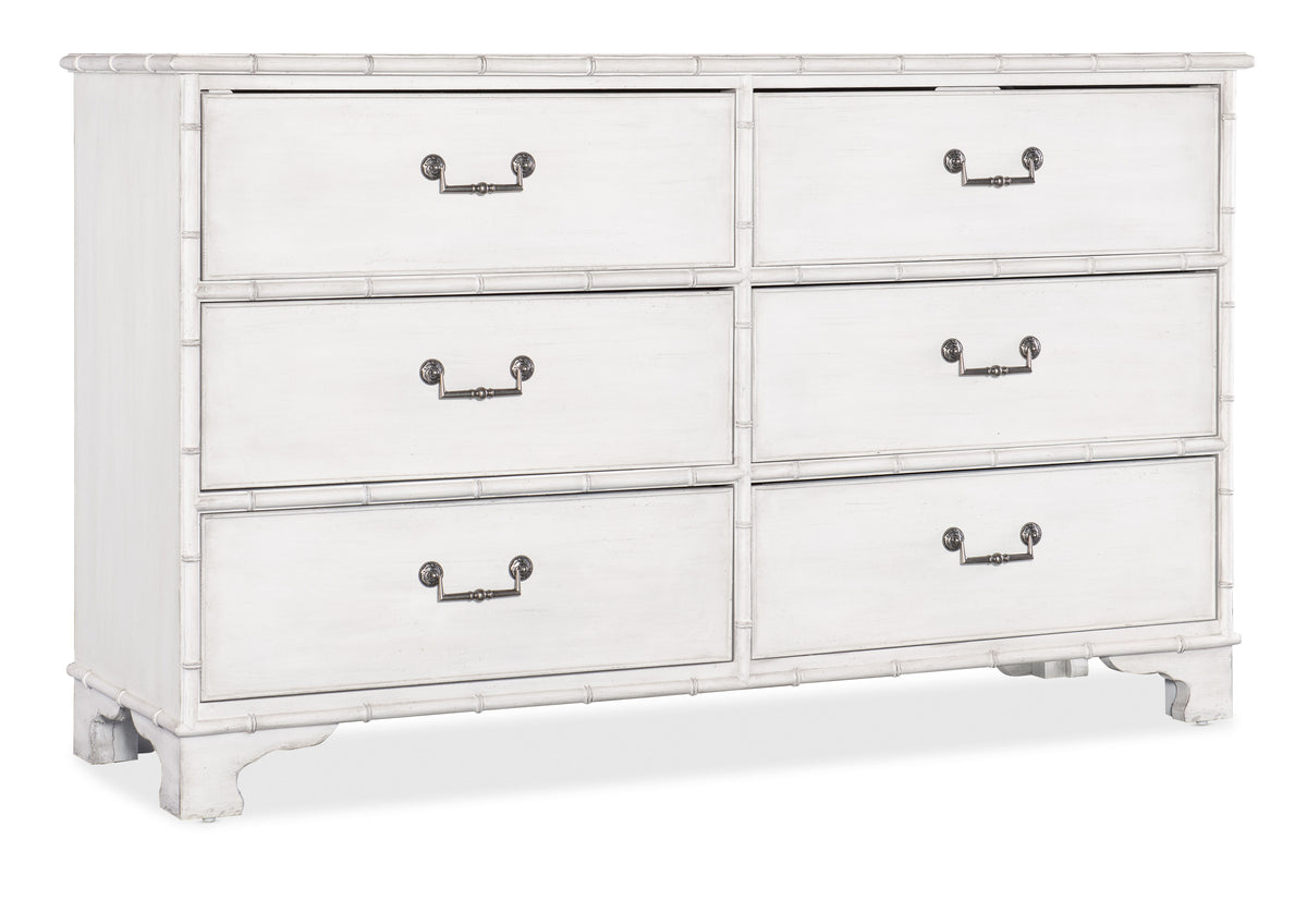 Charleston Six-Drawer Dresser - White by Hooker Furniture - View 1