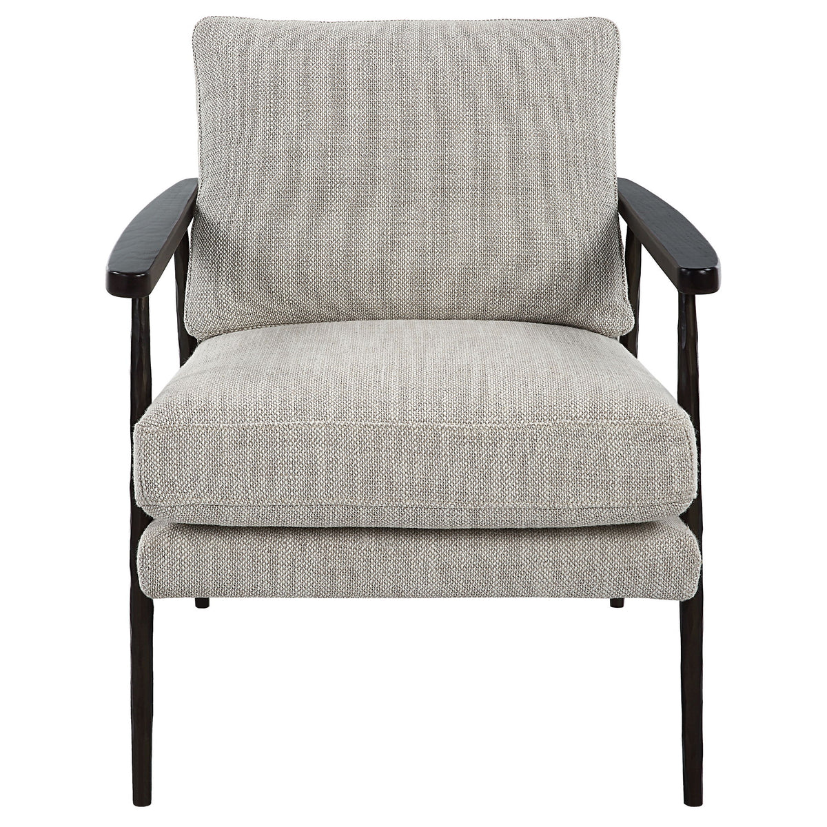 Sebastian Cast Iron Accent Chair - Gray by Uttermost - View 1
