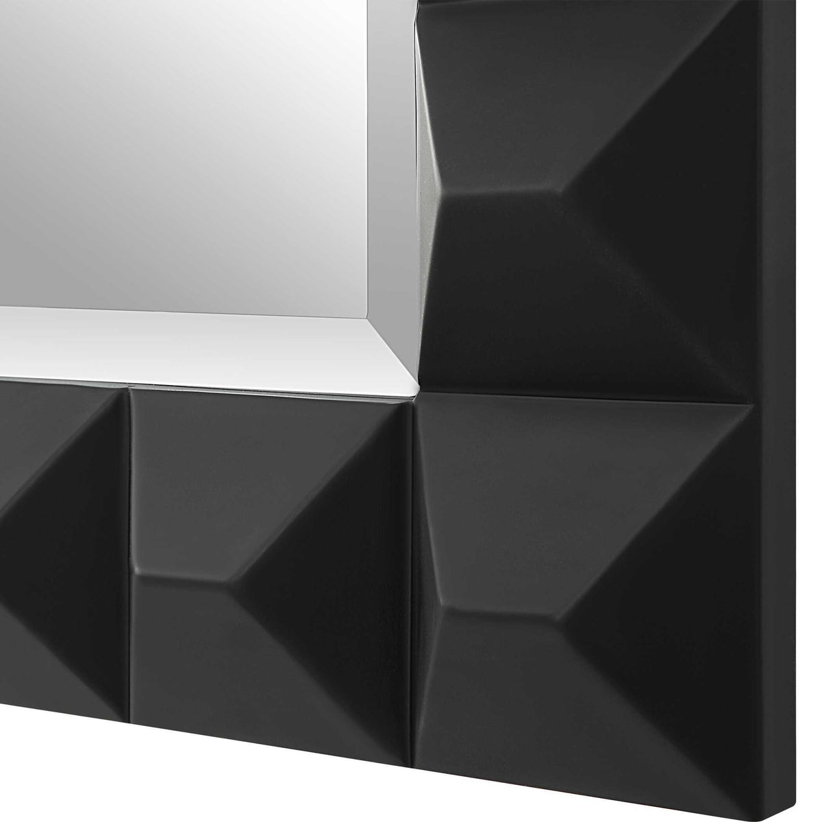 Studded Mirror - Black by Uttermost - View 5