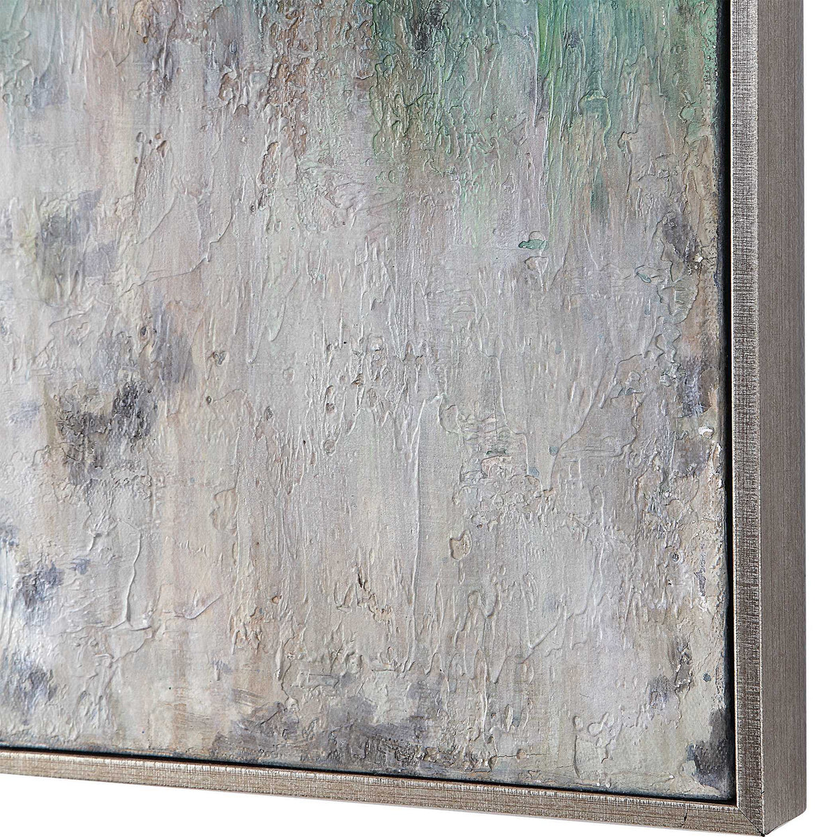 Tidal Wave Abstract Art - Blue / Light Brown by Uttermost - View 5