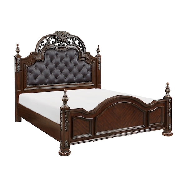 Adelina Traditional Bedroom Set in Cherry Finish – Homelegance 1468