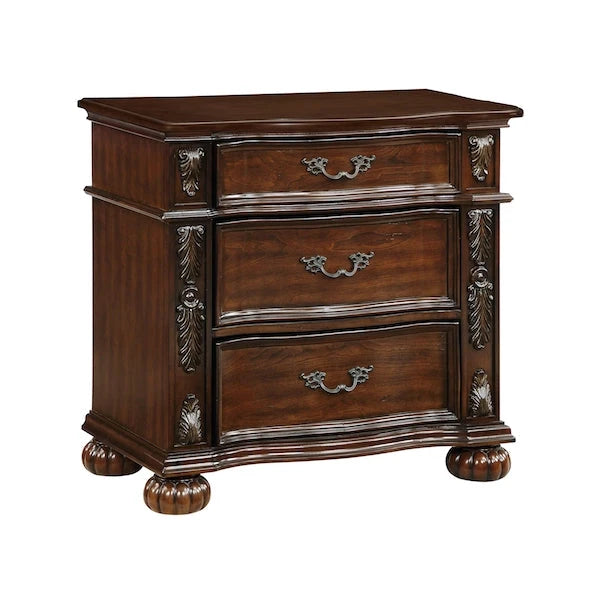 Adelina Traditional Bedroom Set in Cherry Finish – Homelegance 1468