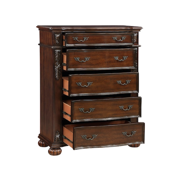 Adelina Traditional Bedroom Set in Cherry Finish – Homelegance 1468