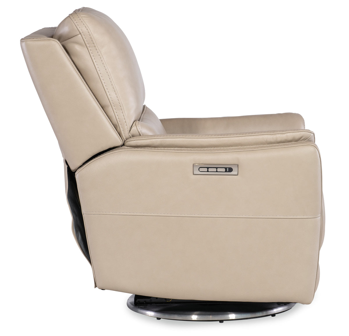 Soiree Zero Gravity Swivel With Power Headrest and Lumbar - Beige by Hooker Furniture - View 6