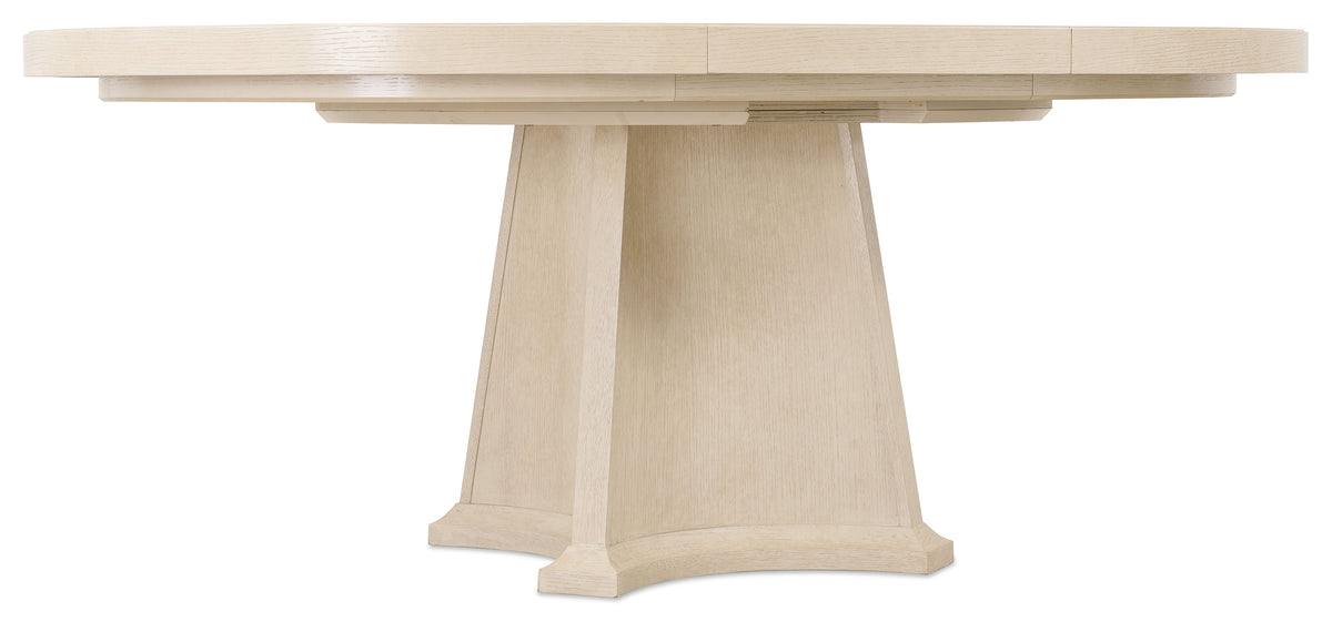 Westwood Round Dining Table With One 20" Leaf - Beige by Hooker Furniture - View 3