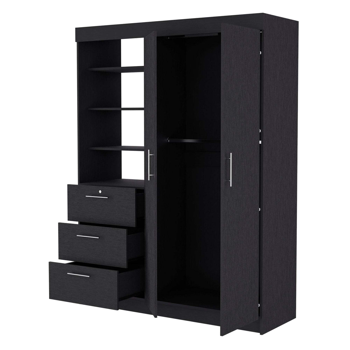 Wenge 3-Drawer Armoire - sold by Home Elegance USA