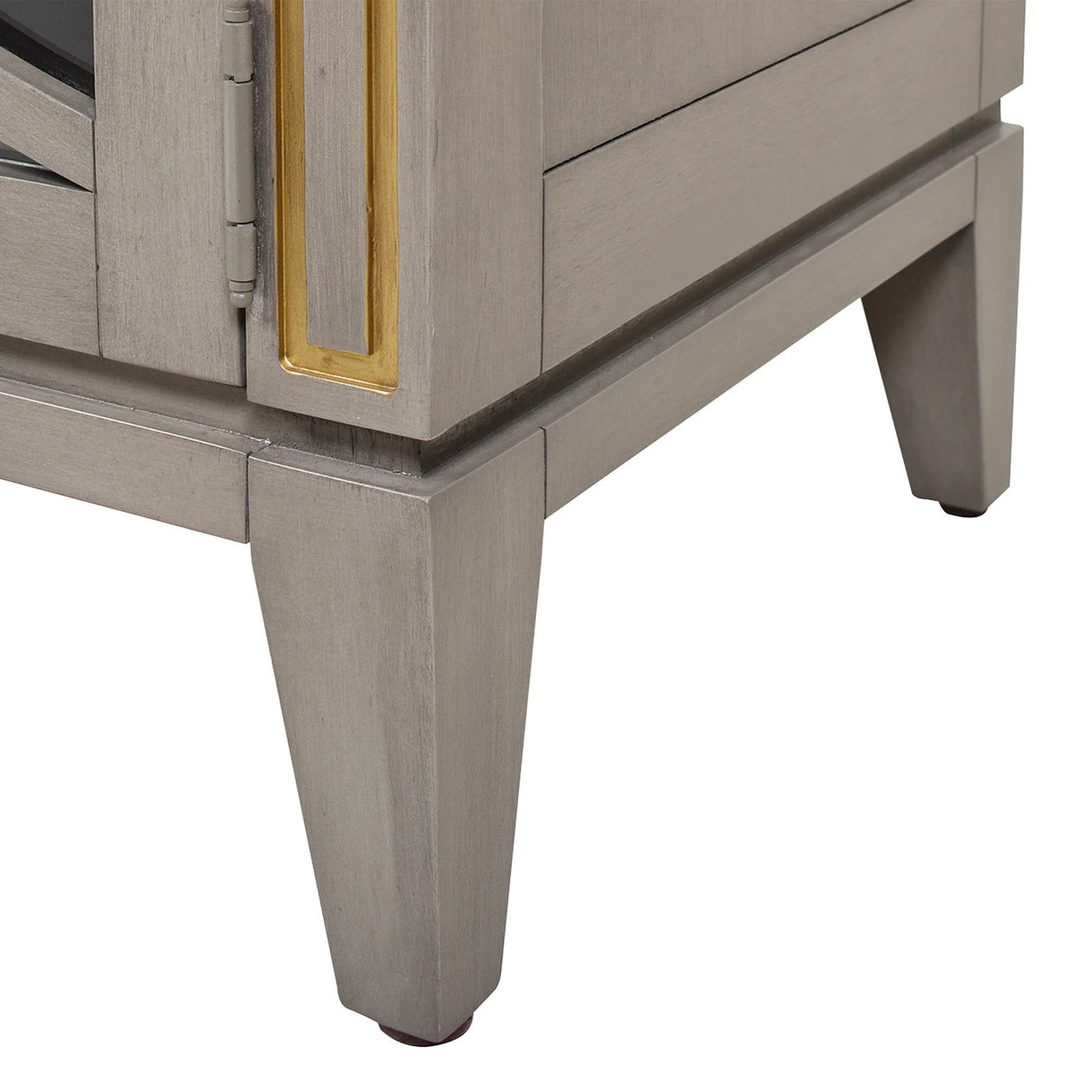 Dauphin 71' TV Stand Storage Display Console Table, Grey Cashmere Wood - sold by Home Elegance USA