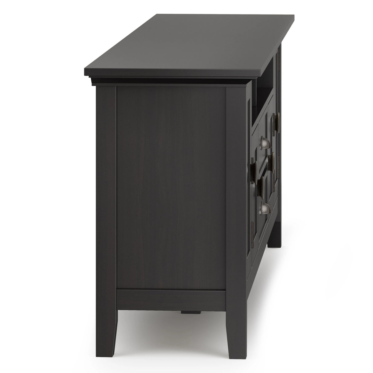 Redmond 72 inch Wide Solid Wood TV Stand in Hickory Brown For TVs up to 80 inches - sold by Home Elegance USA