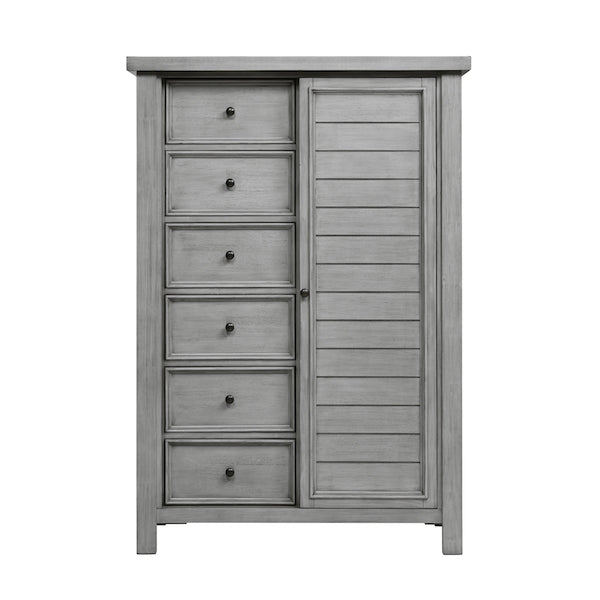 Logandale Antique Gray Platform Storage Bedroom Set – Homelegance - Home Elegance USA