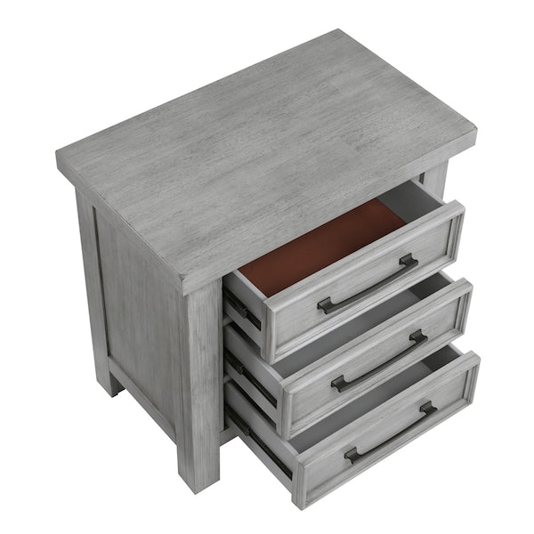 Logandale Antique Gray Platform Storage Bedroom Set – Homelegance - Home Elegance USA