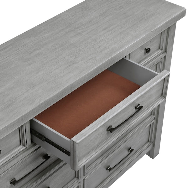 Logandale Antique Gray Platform Storage Bedroom Set – Homelegance - Home Elegance USA