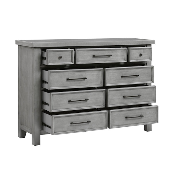Logandale Antique Gray Platform Storage Bedroom Set – Homelegance - Home Elegance USA