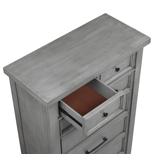 Logandale Antique Gray Platform Storage Bedroom Set – Homelegance - Home Elegance USA