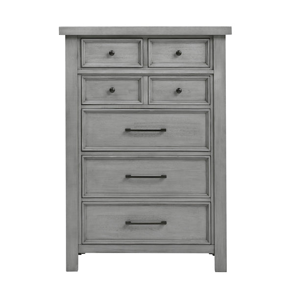 Logandale Antique Gray Platform Storage Bedroom Set – Homelegance - Home Elegance USA