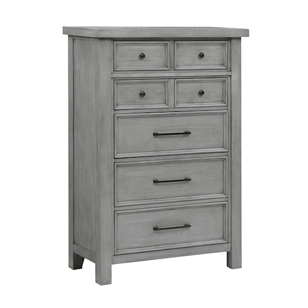 Logandale Antique Gray Platform Storage Bedroom Set – Homelegance - Home Elegance USA