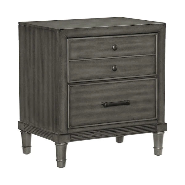 Wittenberry 5 Piece Queen Platform Bedroom Set In Gray 1573-1-5Set | Homelegance - sold by Home Elegance USA