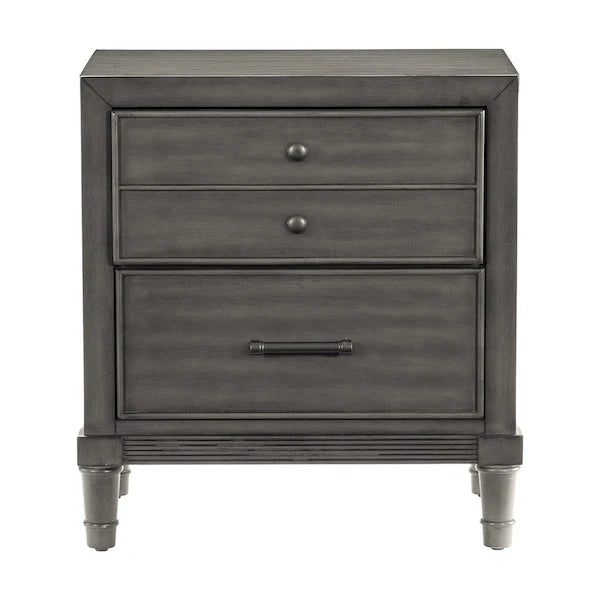 Wittenberry 5 Piece Queen Platform Bedroom Set In Gray 1573-1-5Set | Homelegance - sold by Home Elegance USA