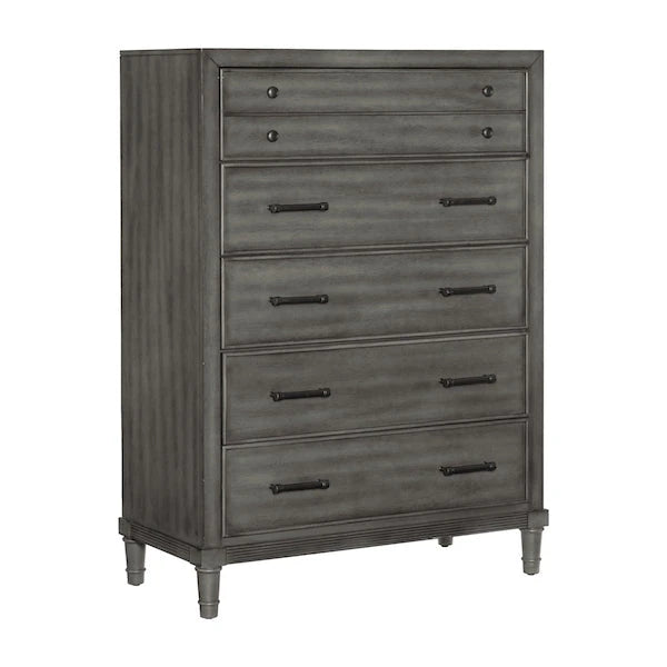 Wittenberry 6 Piece Eastern King Platform Bedroom Set In Gray 1573K-1Ek-6Set | Homelegance - sold by Home Elegance USA
