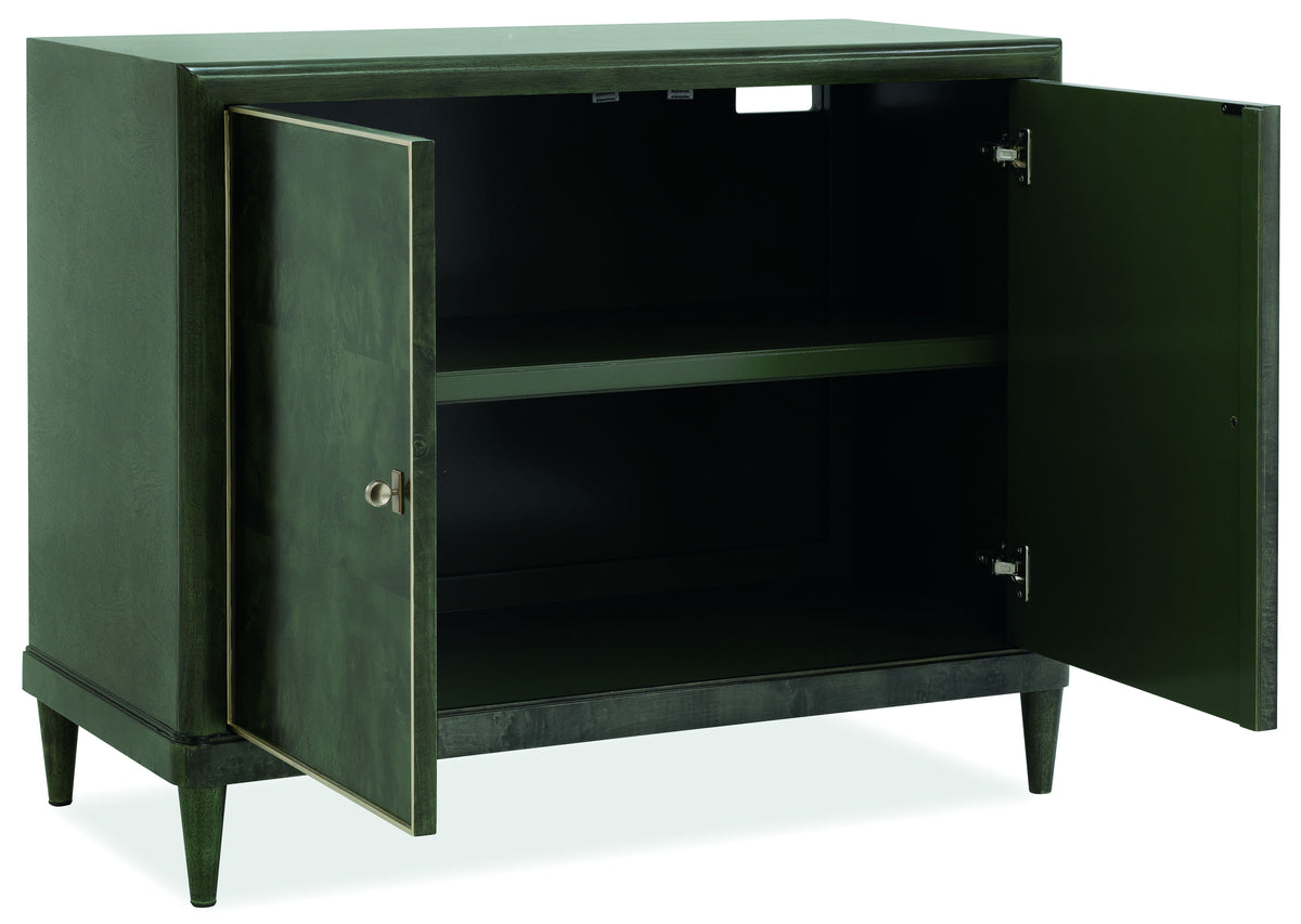 Melange Envy Door Chest - Dark Green by Hooker Furniture - View 3