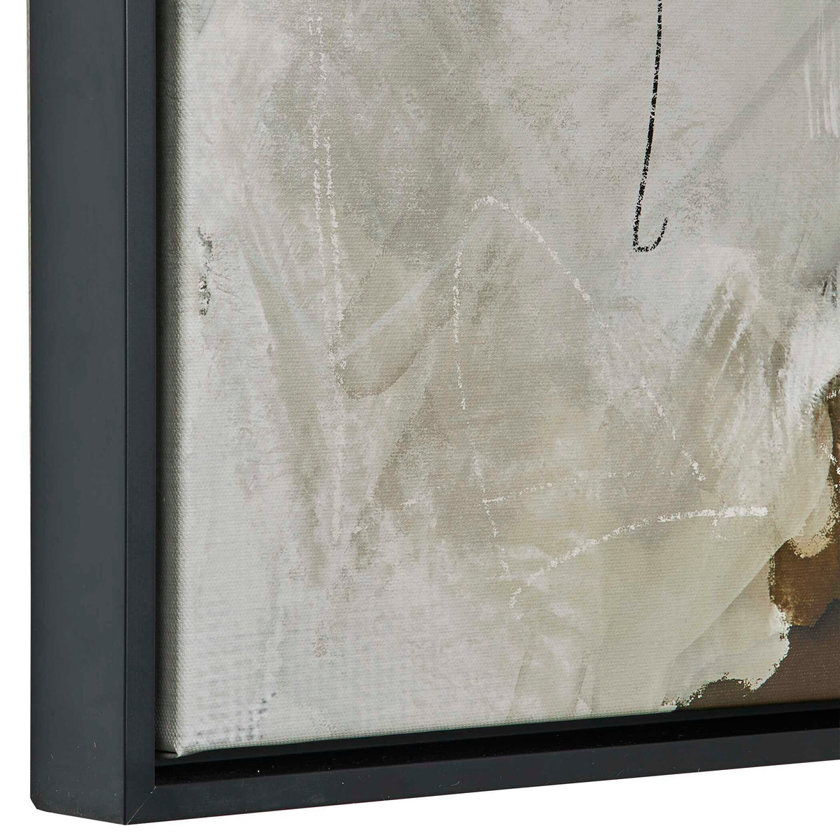 Solace I Abstract Art On Canvas - Gray by Uttermost - View 5