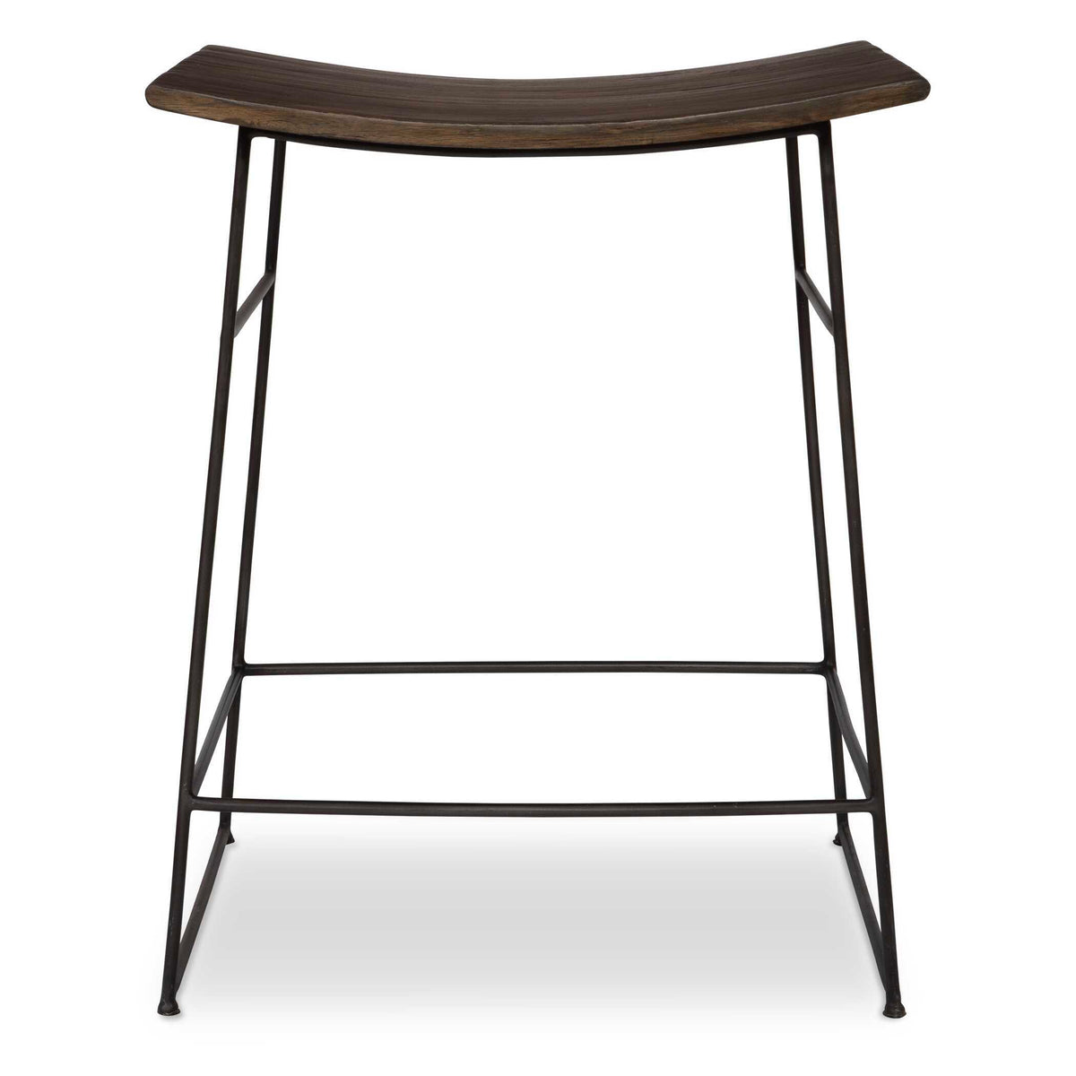 Thura Counter Stool Walnut - Dark Brown by Uttermost - View 1