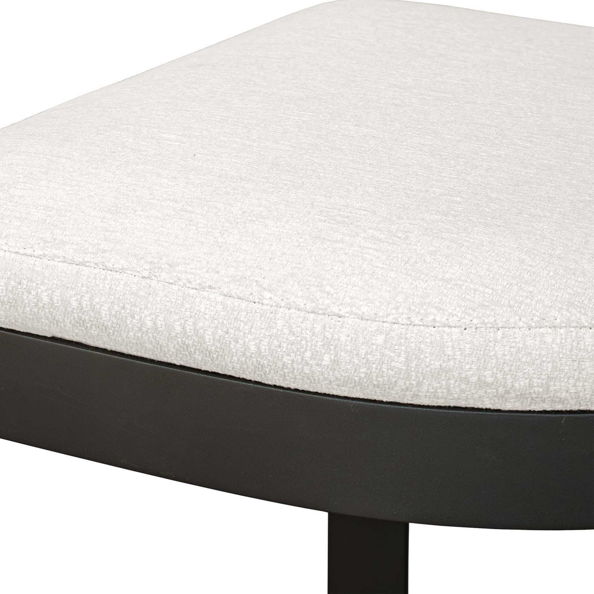 Maude Outdoor Bar Stool - White / Black by Uttermost - View 8
