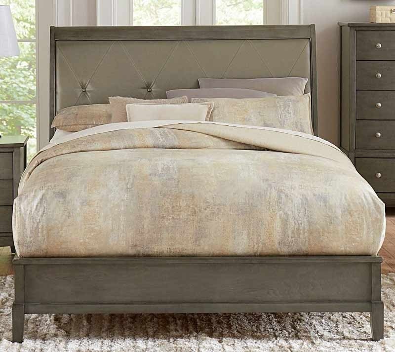 Cotterill Gray Queen Panel Bed 1730Gy - 1 | Homelegance | Home Elegance USA