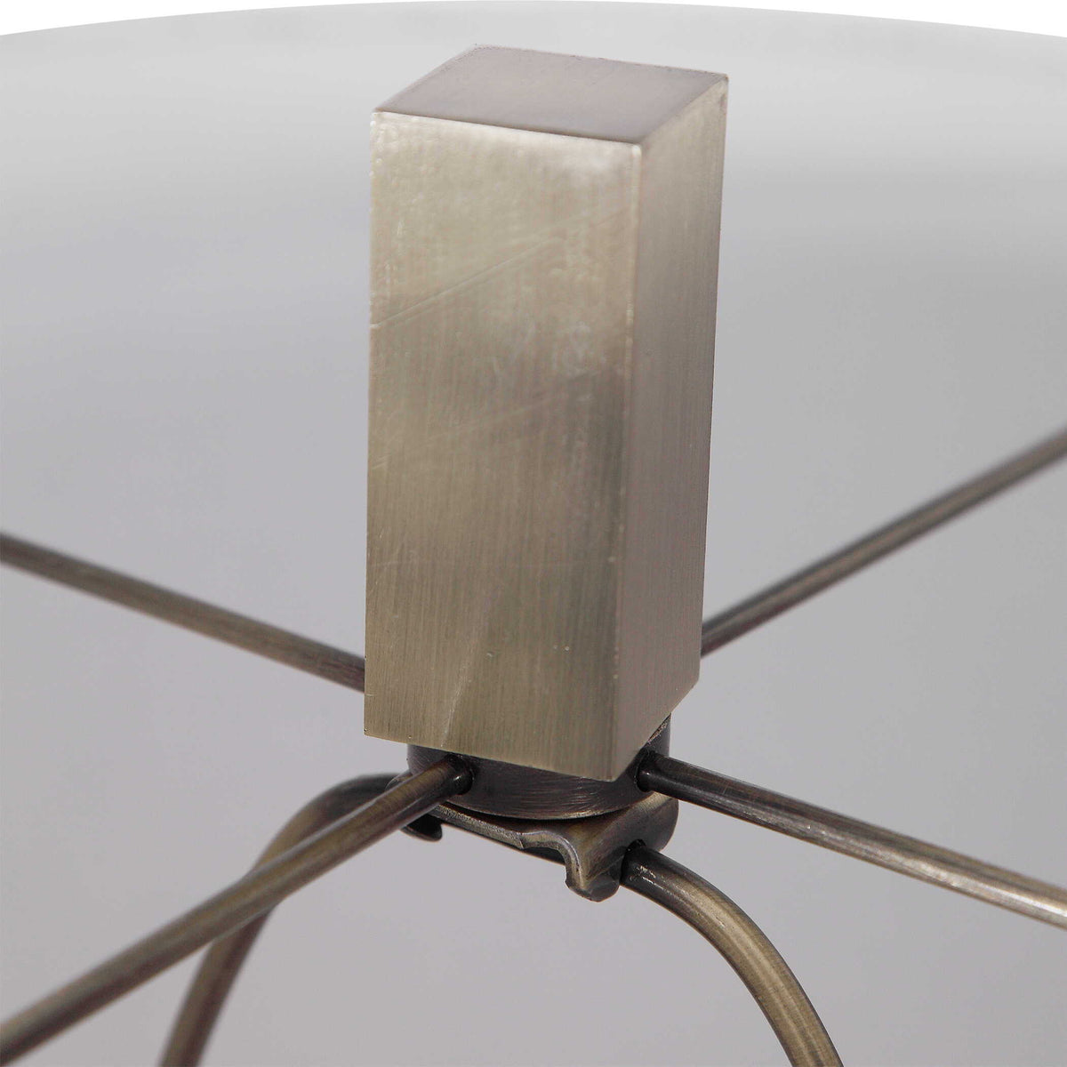 Zade Table Lamp Warm Gray - White by Uttermost - View 7