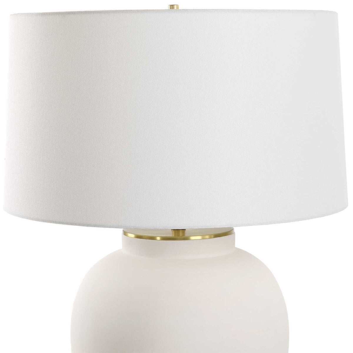 Adelaide Table Lamp - White by Uttermost - View 5