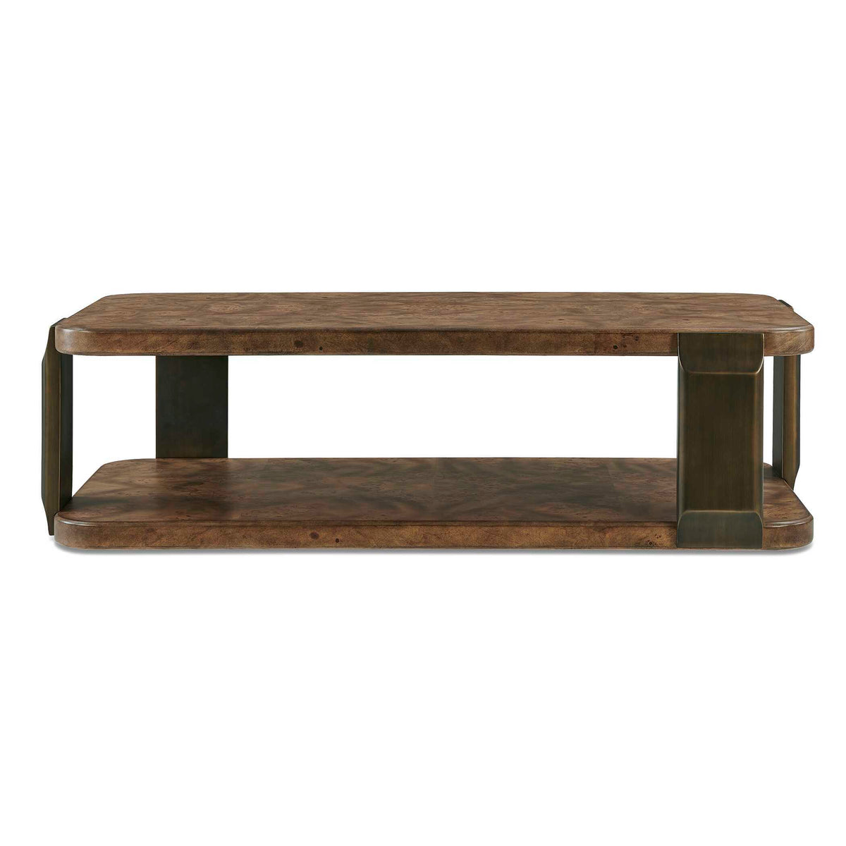 Vance Coffee Table Mappa Burl - Dark Brown by Uttermost - View 1