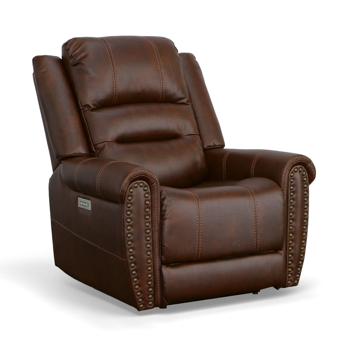Oscar Power Recliner With Power Headrest - Pumpernickel | Flexsteel