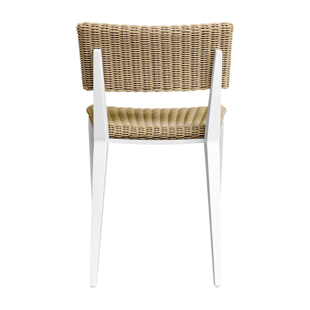 Calbas Outdoor Dining Chair White / Woodtone - White / Light Brown by Uttermost - View 6