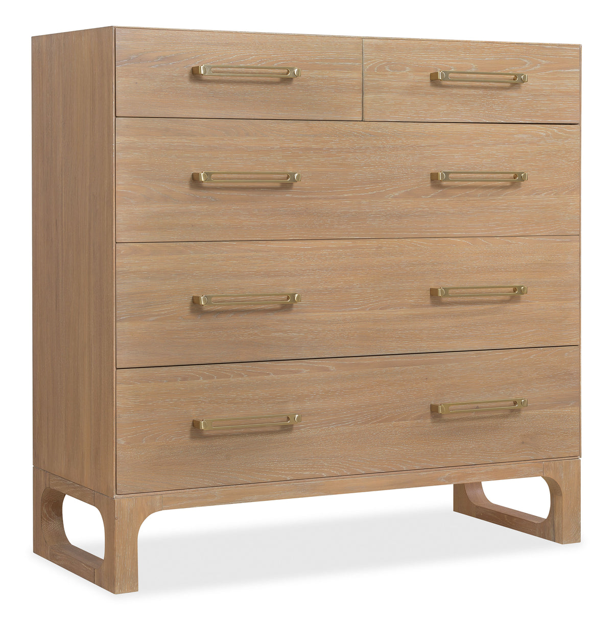 Banyon Bay Five Drawer Dresser - Light Brown by Hooker Furniture - View 1