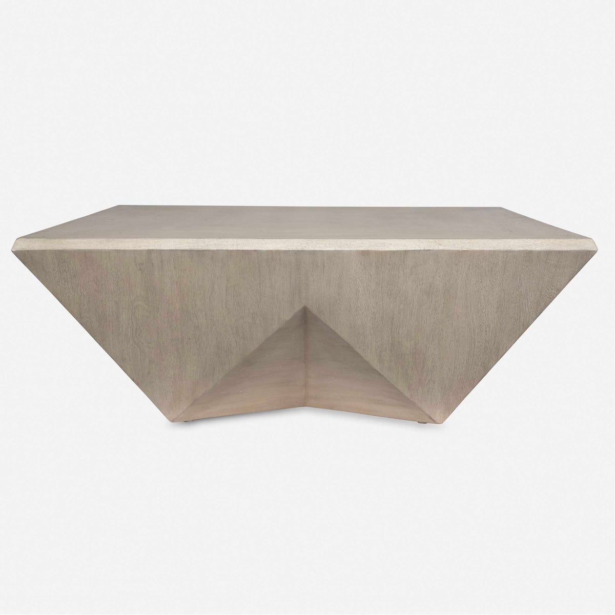 Collins Modern Coffee Table - Light Gray by Uttermost - View 2