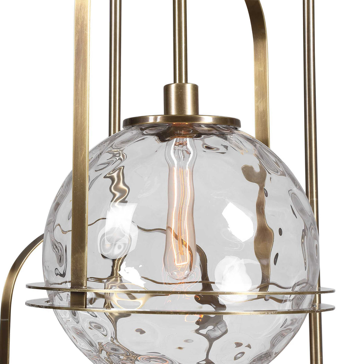 Mimas 3 Light Cluster Pendant - Gold / Silver by Uttermost - View 6