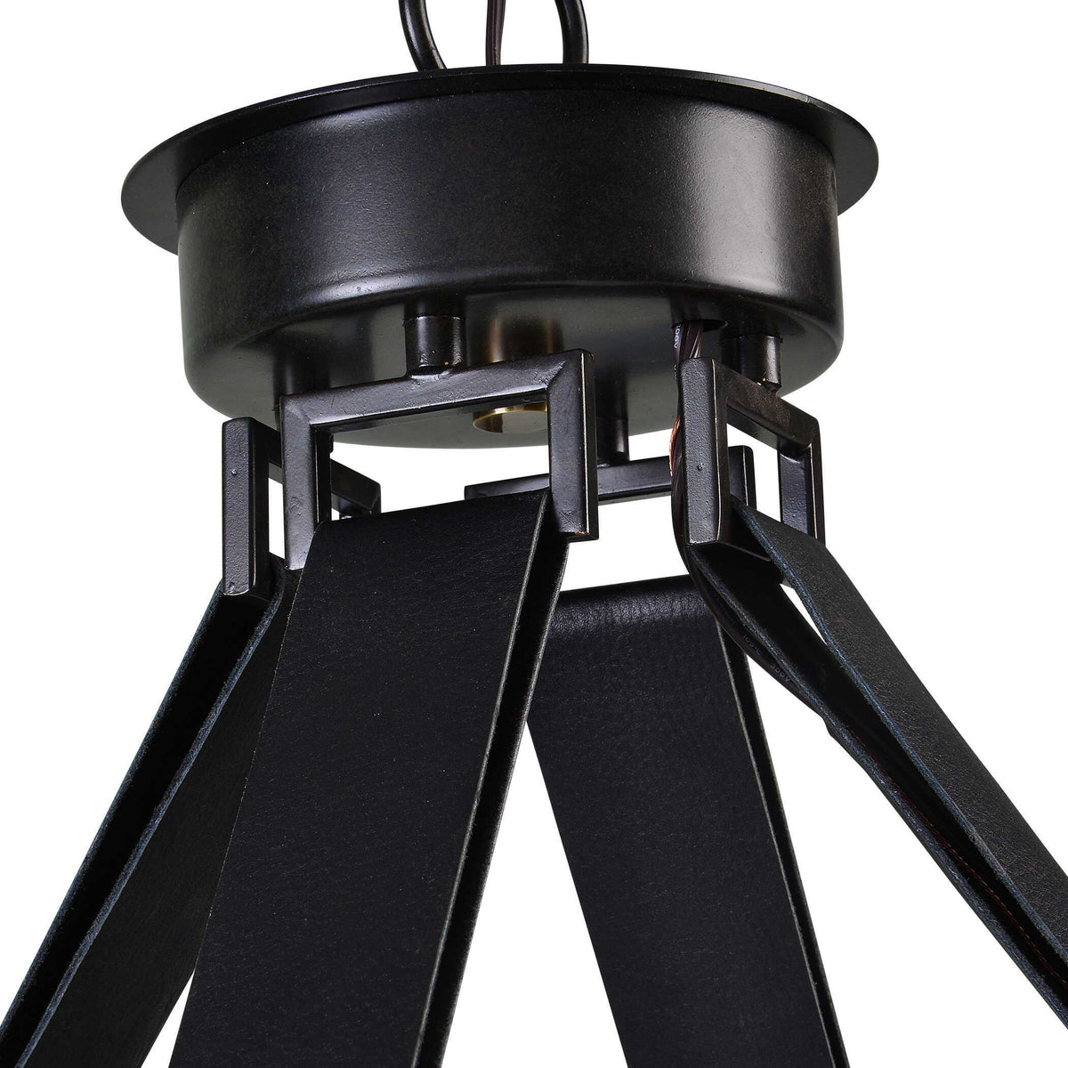 Marlow 12 Light Circle Chandelier - Black by Uttermost - View 5