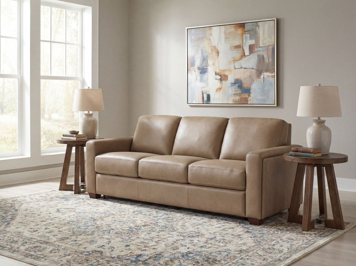 Griffin Queen Sleeper Sofa - Light Brown by Hooker Furniture - View 2