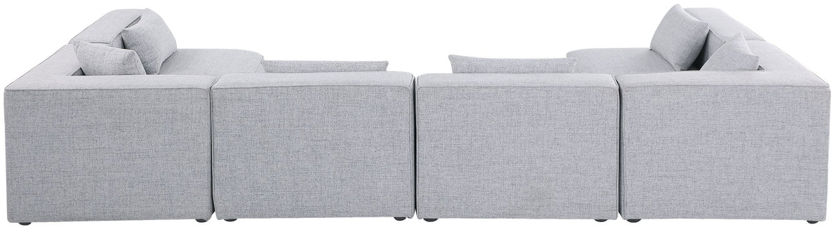 Cube - Modular Sectional 6 Piece - Gray | Home Elegance USA
