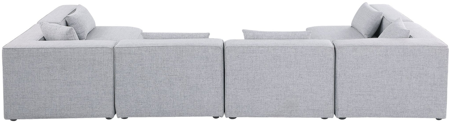 Cube - Modular Sectional 6 Piece - Gray | Home Elegance USA