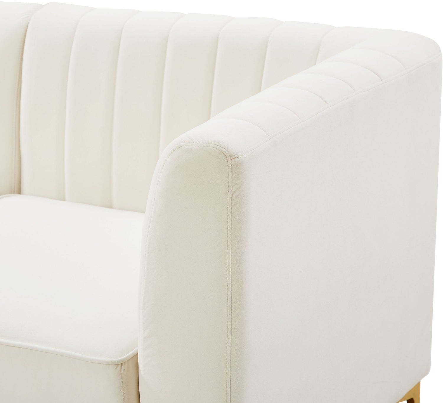Alina - Modular Sectional 6 Piece - Cream - Fabric | Home Elegance USA