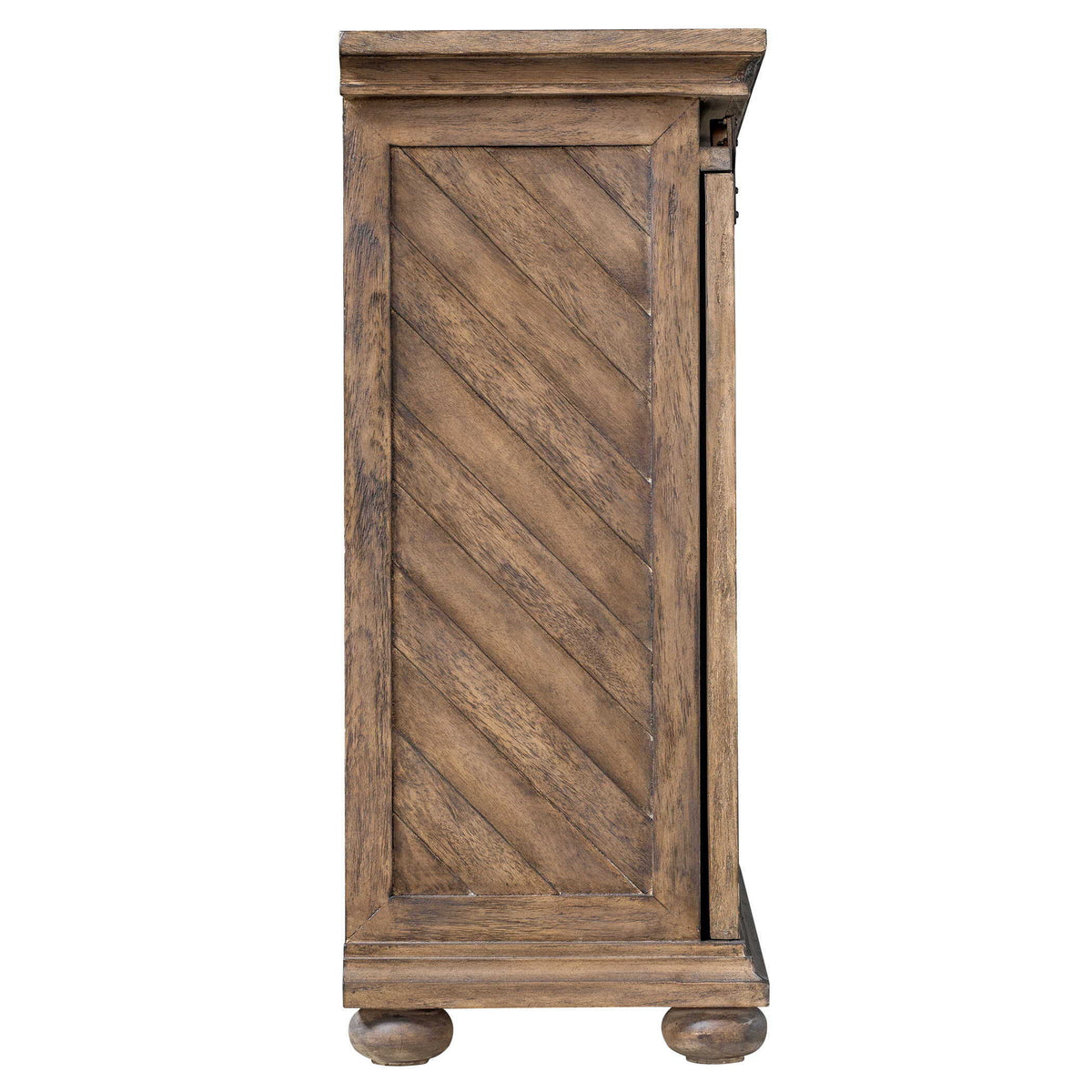 Primalia Barn Door Media Console - Light Brown by Uttermost - View 5