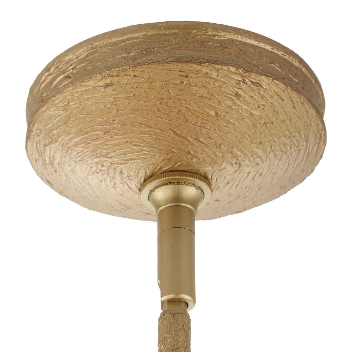 Algiers 8 Light Drum Pendant - Gold / White by Uttermost - View 14